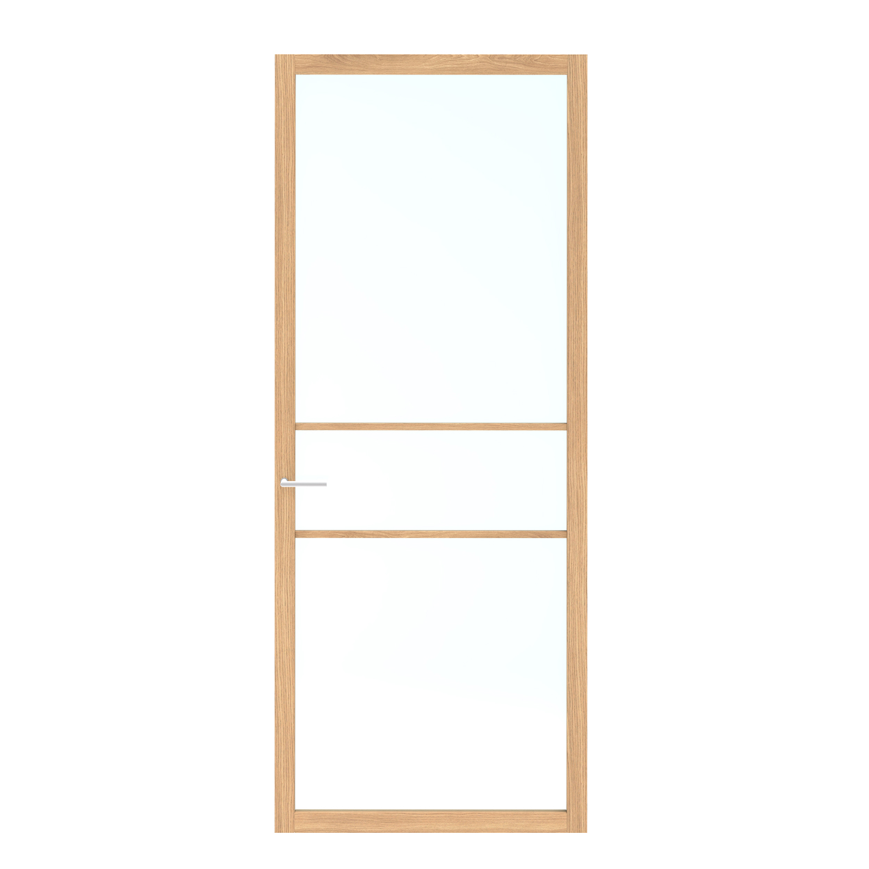 Binnendeur Skantrae SSL 14810 Blank Glas Natural Oak